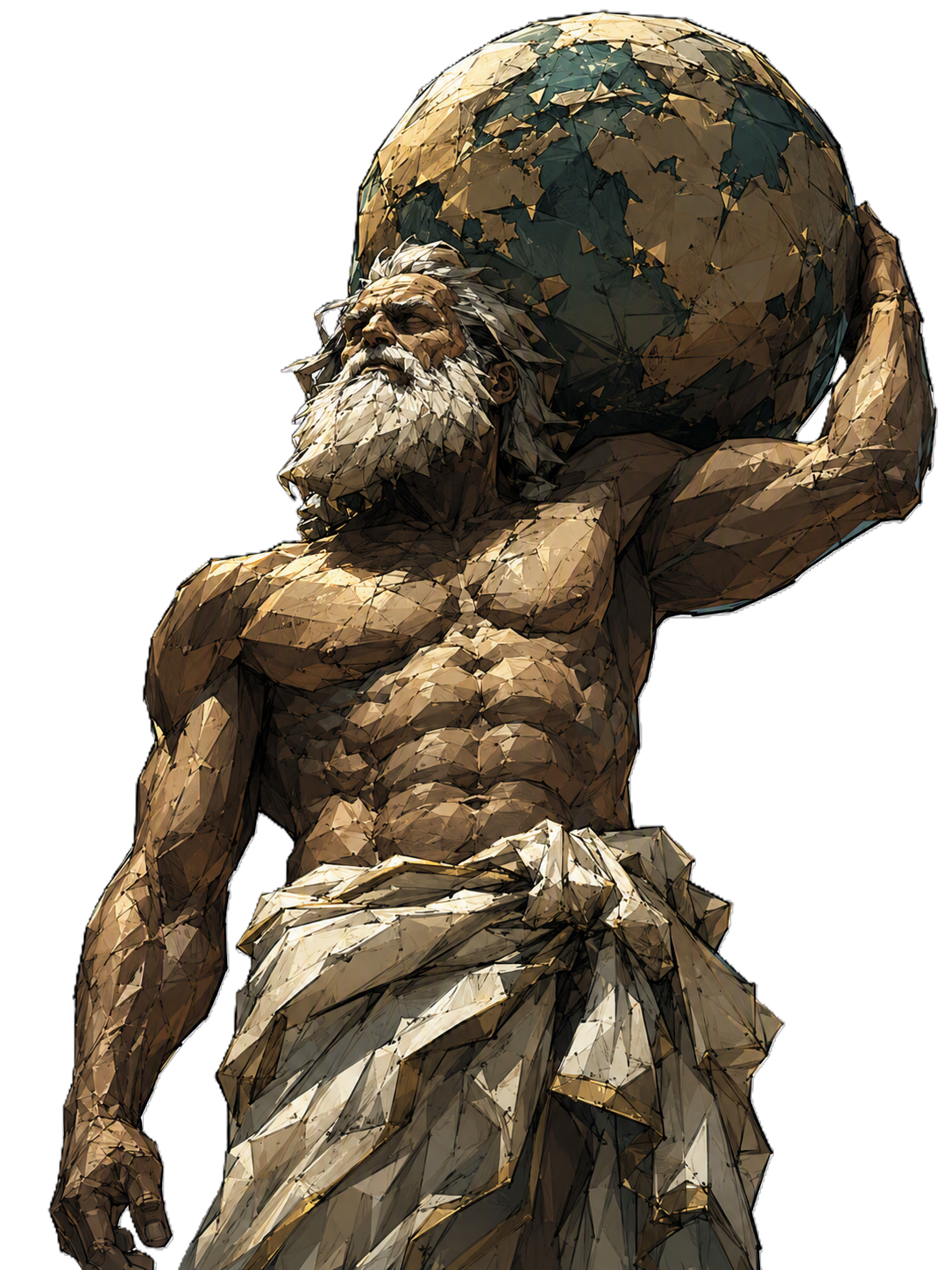 Illustrated portrait of Atlas